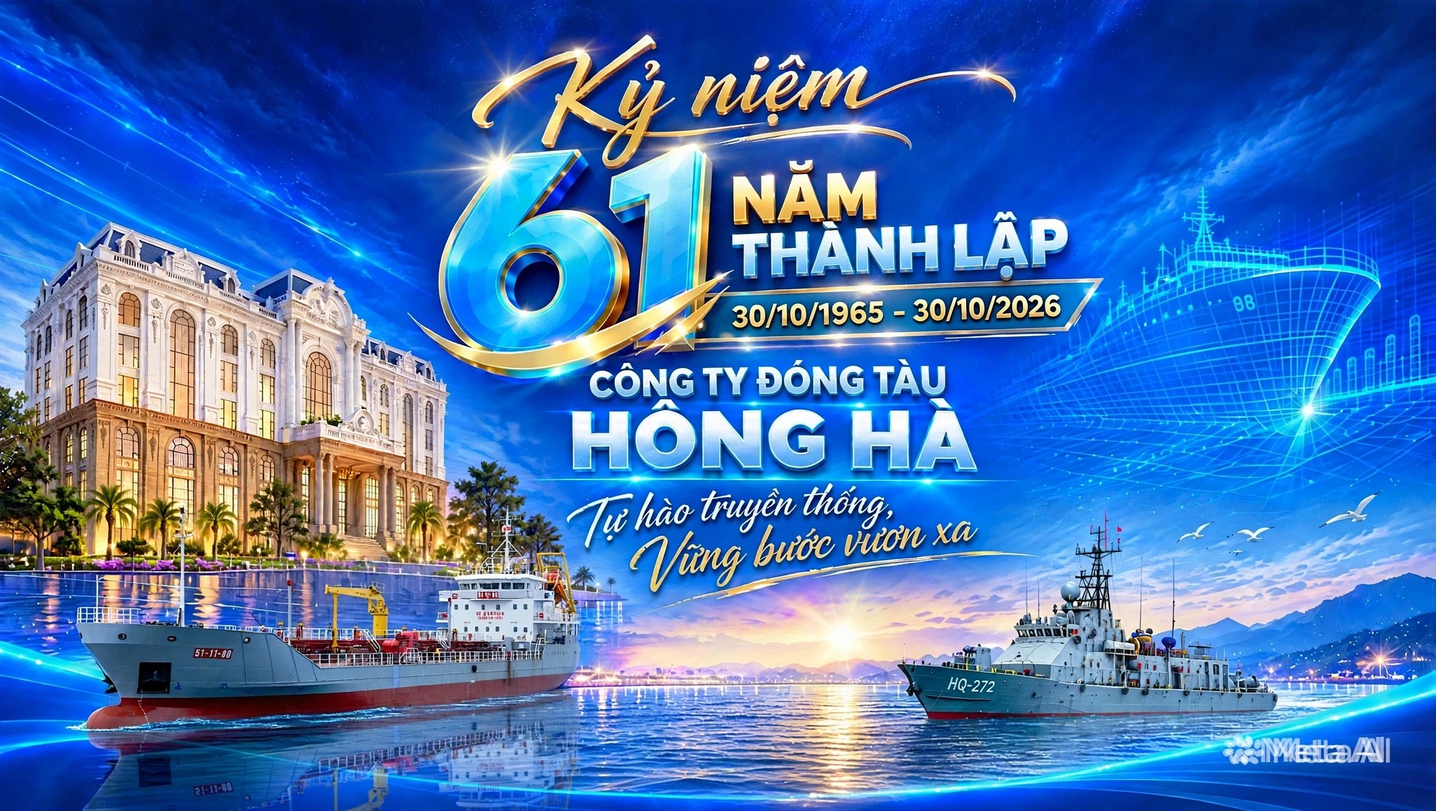 PHÁT HUY TRUYỀN THỐNG VẺ VANG - ĐOÀN KẾT, ĐỔI MỚI, SÁNG TẠO - XÂY DỰNG CÔNG TY ĐÓNG TÀU HỒNG HÀ NGÀY CÀNG PHÁT TRIỂN VỮNG MẠNH